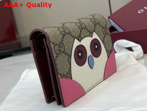 Gucci GG Mini Wallet with Owl Detail 818767 Replica