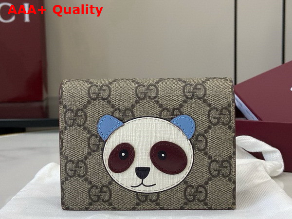Gucci GG Mini Wallet with Panda Detail 818767 Replica