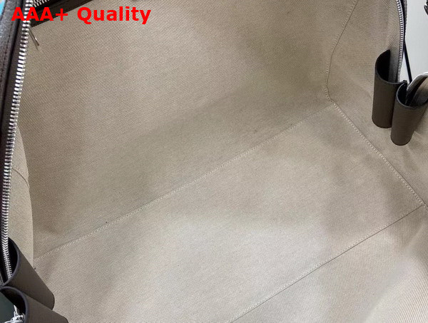 Gucci GG Printed Duffle Bag in Beige and Dark Brown GG Supreme Canvas 792074 Replica