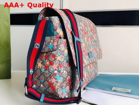 Gucci GG Star Print Diaper Bag in GG Supreme Star Print 211131 Replica