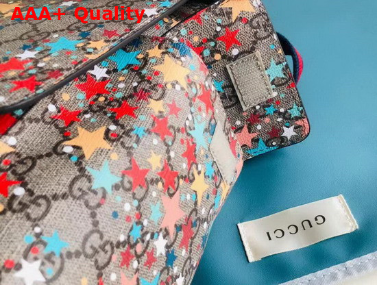 Gucci GG Star Print Diaper Bag in GG Supreme Star Print 211131 Replica