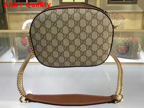 Gucci GG Supreme Mini Chain Bag with Embroidered Bee Replica