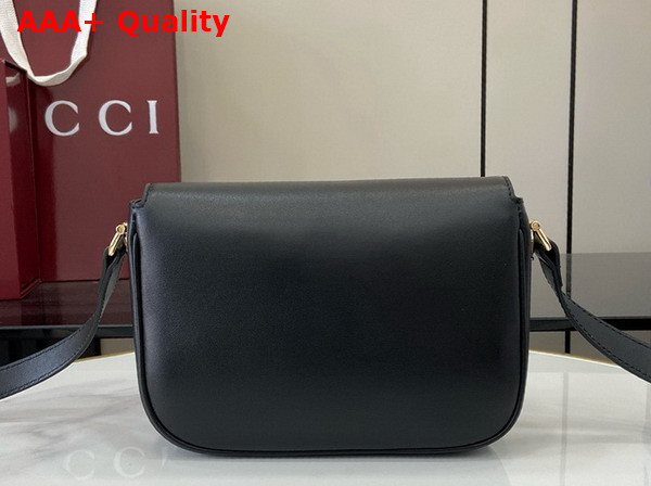 Gucci Horsebit 1955 Soft Mini Shoulder Bag in Black Leather 815205 Replica