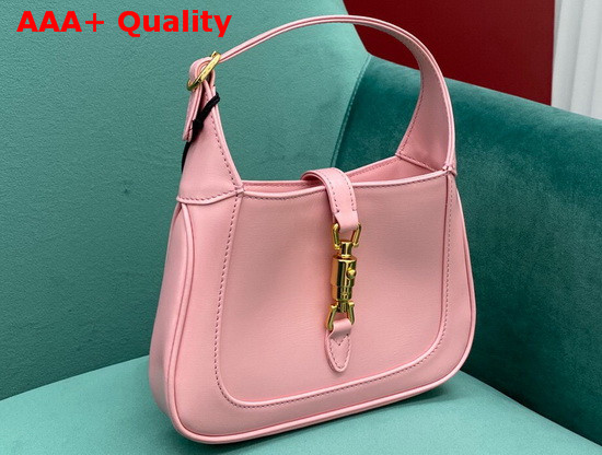 Gucci Jackie 1961 Mini Hobo Bag in Light Pink Leather 637091 Replica