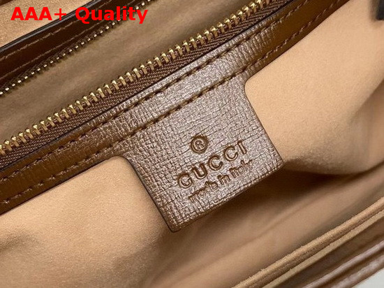 Gucci Jackie 1961 Small Hobo Bag Beige Ebony GG Supreme Canvas 636706 Replica