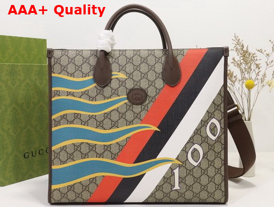 Gucci Medium Tote with Geometric Print 674148 Replica