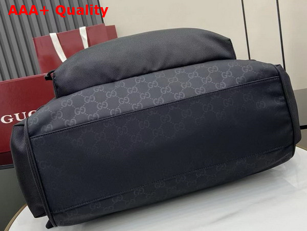 Gucci Nexus Large Tote Bag in Black GG Nylon 818962 Replica