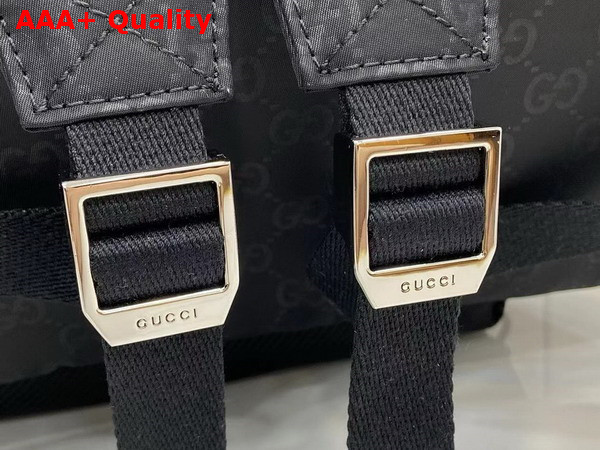 Gucci Nexus Medium Backpack in Black GG Nylon 826364 Replica
