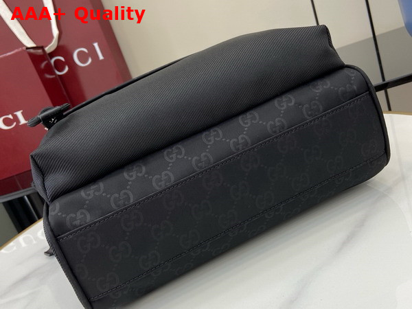 Gucci Nexus Medium Crossbody Bag in Black GG Nylon 816820 Replica