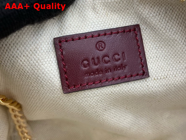 Gucci Ophidia Mini Boston Bag in Gucci Rosso Ancora Red GG Canvas 781490 Replica