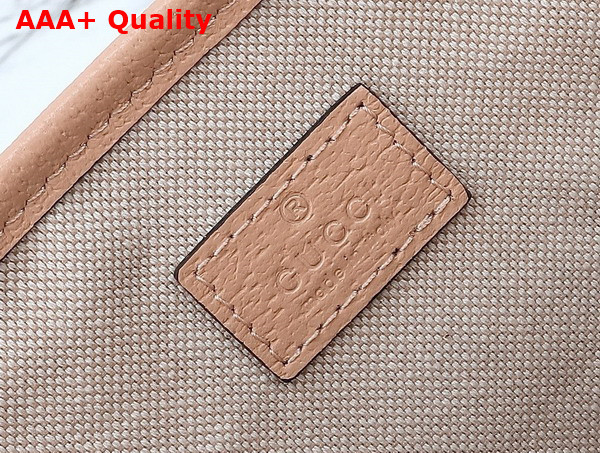 Gucci Ophidia Mini Tote Bag in Dusty Pink GG Supreme Canvas 811716 Replica