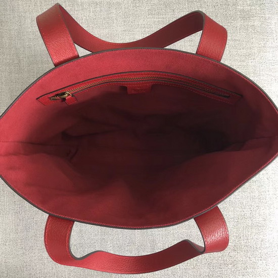Gucci Print Medium Tote Sylvie Stripe Canvas