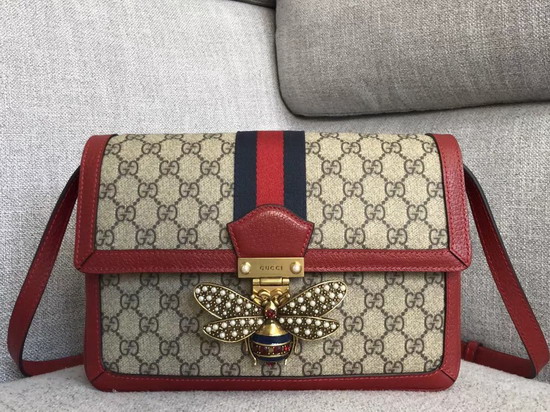 Gucci Queen Margaret GG Supreme Medium Shoulder Bag