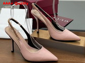 Gucci Signoria Slingback Pump in Light Pink Leather 813001 Replica