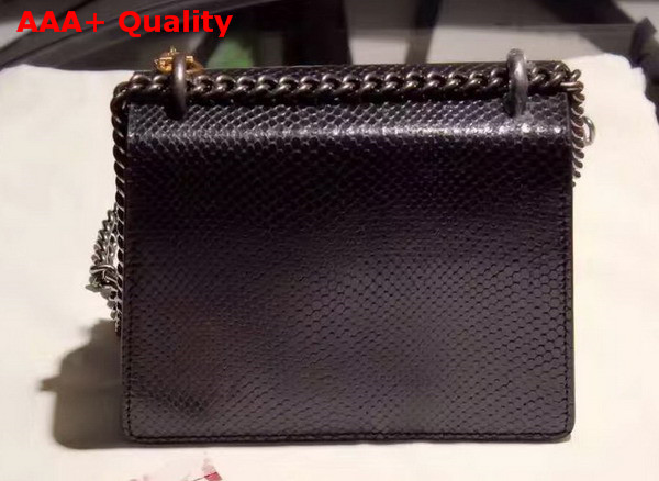 Gucci Small Dionysus Python Shoulder Bag Black Replica