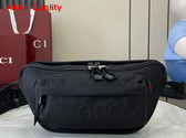 Gucci Small GG Crossbody Bag in Black Nylon 802096 Replica