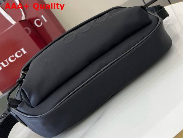 Gucci Small GG Crossbody Bag in Black Nylon 802096 Replica