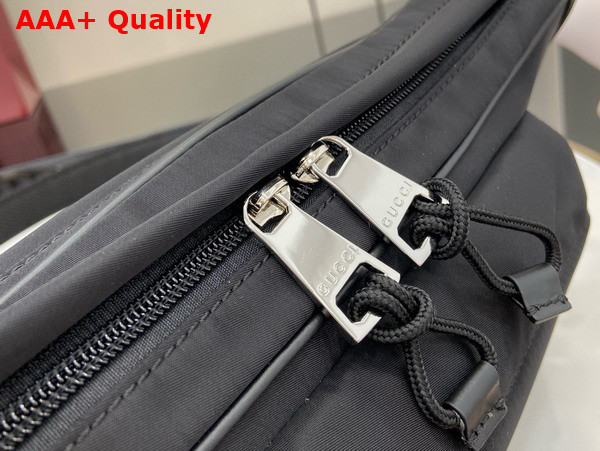 Gucci Small GG Crossbody Bag in Black Nylon 802096 Replica