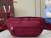 Gucci Small GG Crossbody Bag in Rosso Ancora Red GG Canvas 802096 Replica