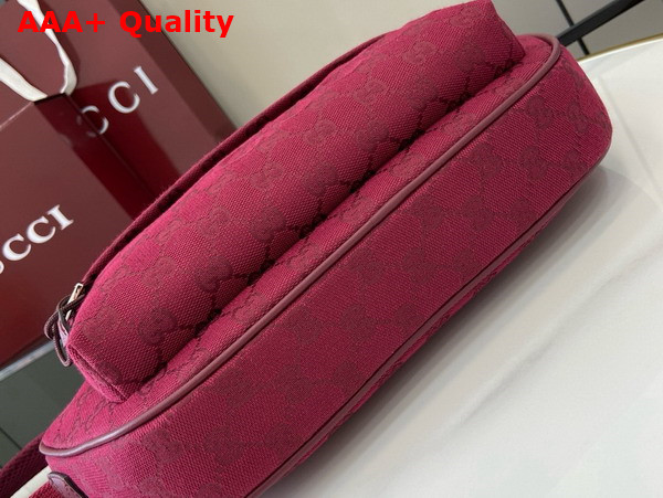 Gucci Small GG Crossbody Bag in Rosso Ancora Red GG Canvas 802096 Replica