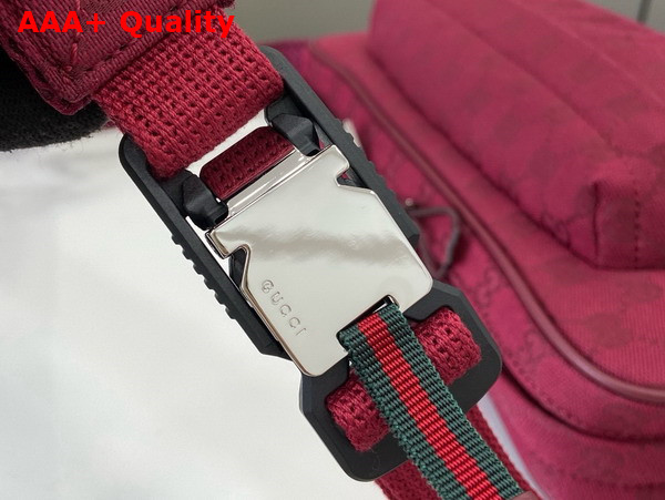 Gucci Small GG Crossbody Bag in Rosso Ancora Red GG Canvas 802096 Replica