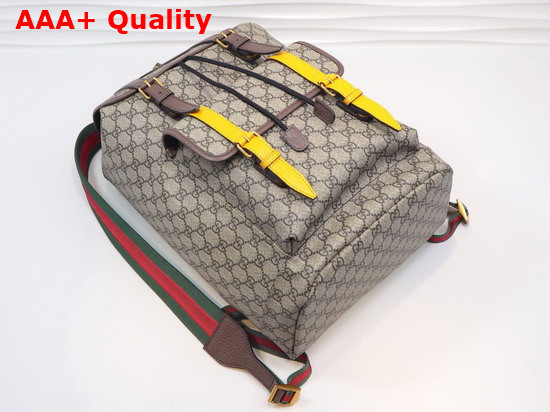 Gucci Soft GG Supreme Backpack Beige Ebony Soft GG Supreme 473869 Replica