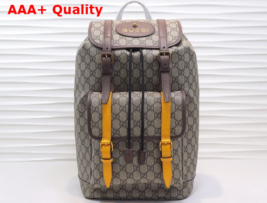 Gucci Soft GG Supreme Backpack Beige Ebony Soft GG Supreme 473869 Replica