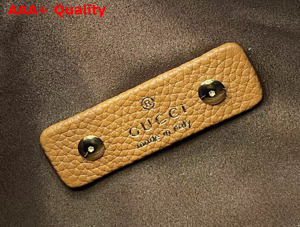 Gucci Softbit Medium Top Handle Bag in Brown Leather 837467 Replica