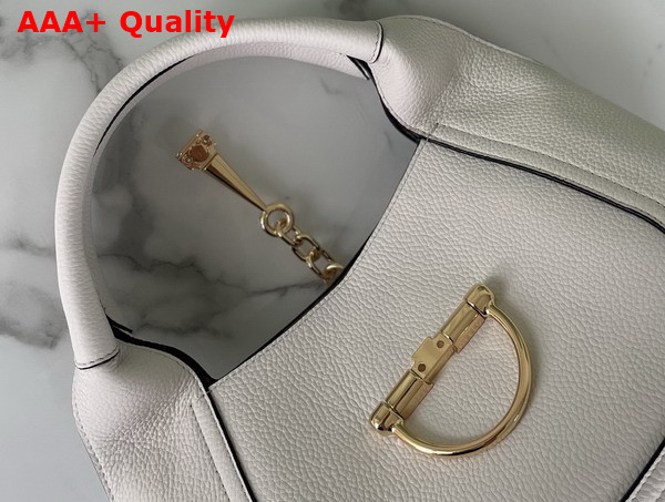 Gucci Softbit Medium Top Handle Bag in White Leather 837467 Replica
