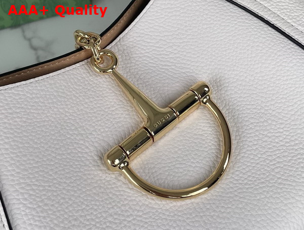 Gucci Softbit Medium Top Handle Bag in White Leather 837467 Replica