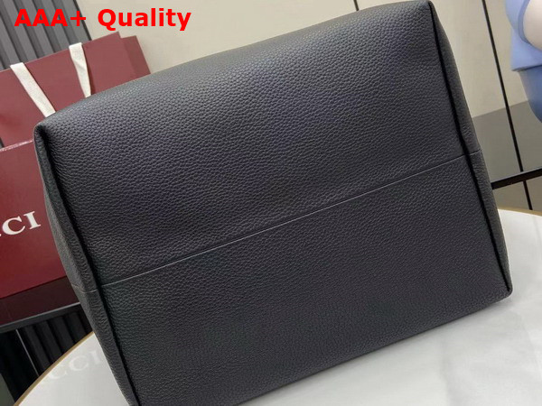 Gucci Totissima Large Reversible Tote Bag in Black Leather 839112 Replica