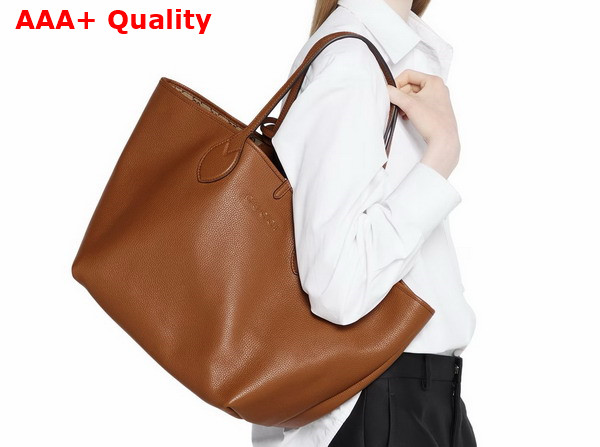 Gucci Totissima Medium Reversible Tote Bag in Brown Leather 839112 Replica