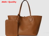 Gucci Totissima Medium Reversible Tote Bag in Brown Leather 839112 Replica