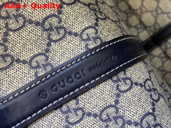 Gucci Totissima Medium Reversible Tote in Dark Blue Denim 820481 Replica