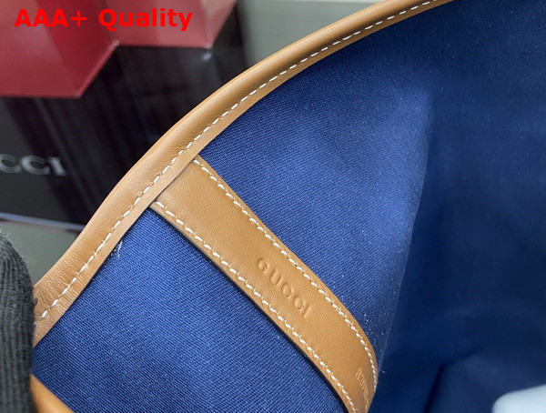 Gucci Totissima Medium Tote Bag in Blue GG Denim 820481 Replica