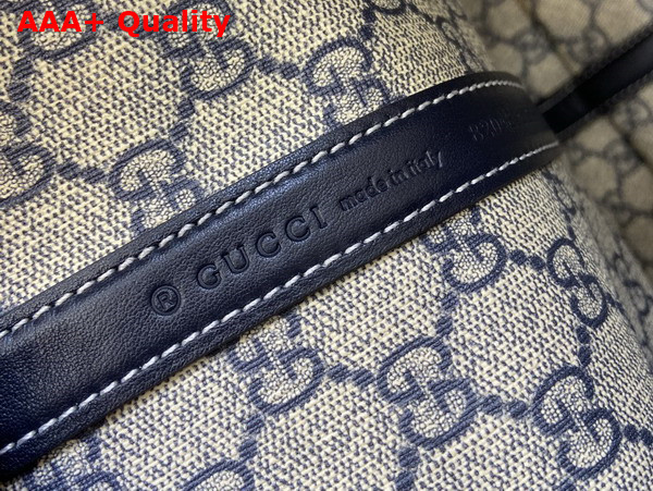 Gucci Totissima Small Reversible Tote in Dark Blue Denim 820496 Replica