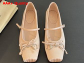 Gucci Womens Gucci Horsebit Ballet Flat in Dust Rose Stain 814321 Replica