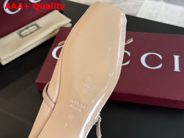 Gucci Womens Gucci Horsebit Ballet Flat in Dust Rose Stain 814321 Replica