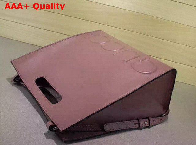 Gucci XL Leather Tote Hibiscus Pink Leather Replica