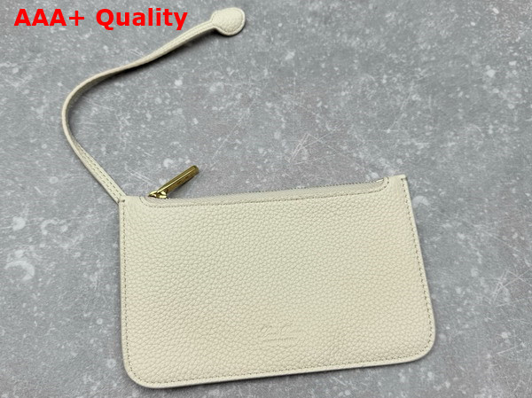 Loro Piana Extra Drawstring Backpack L27 in Whisper White Calfskin Replica