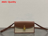 Loro Piana Extra Pochette Linen Cotton Natural Caramel Sugar Sun Gold Replica