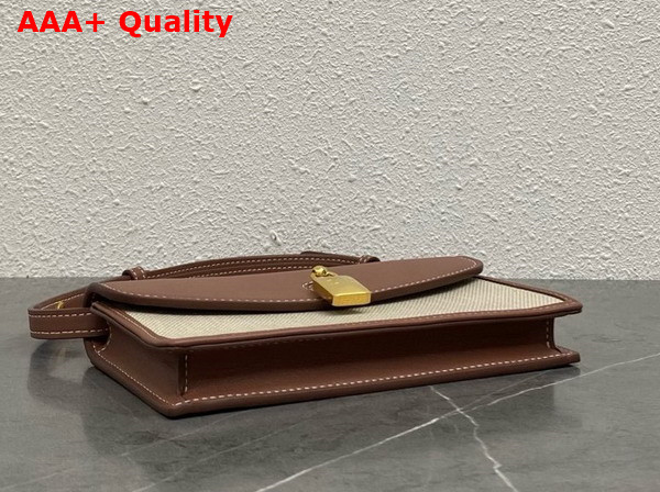 Loro Piana Extra Pochette Linen Cotton Natural Caramel Sugar Sun Gold Replica