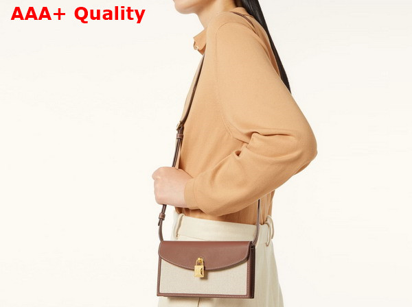 Loro Piana Extra Pochette Linen Cotton Natural Caramel Sugar Sun Gold Replica
