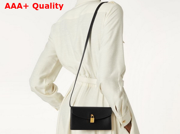 Loro Piana Extra Pochette in Black Calfskin Replica