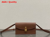 Loro Piana Extra Pochette in Caramel Sugar Calfskin Replica