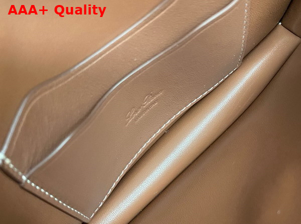 Loro Piana Extra Pochette in Caramel Sugar Calfskin Replica
