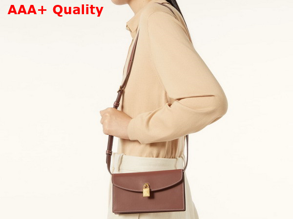 Loro Piana Extra Pochette in Caramel Sugar Calfskin Replica