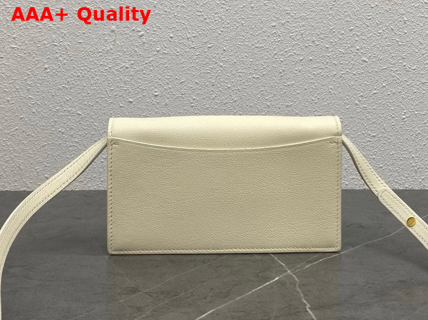 Loro Piana Extra Pochette in Whisper White Calfskin Replica