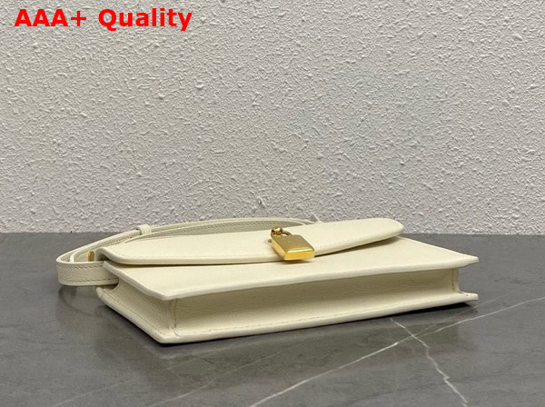 Loro Piana Extra Pochette in Whisper White Calfskin Replica