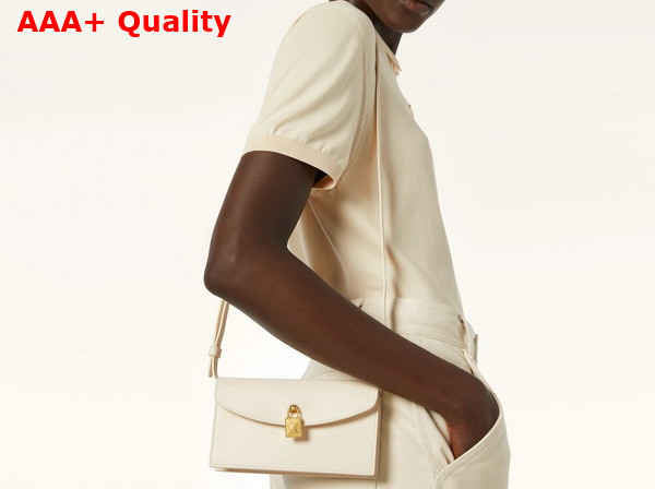 Loro Piana Extra Pochette in Whisper White Calfskin Replica